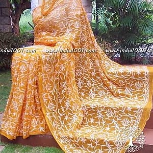 Beautiful Handmade Chikankari Saree | 2022